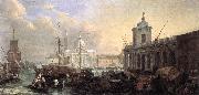 CARLEVARIS, Luca The Sea Custom House with San Giorgio Maggiore fdg Germany oil painting reproduction